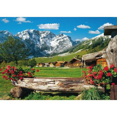 Schmidt Spiele - Puzzle View into the mountain idyll - 1 000 piese