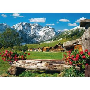 Schmidt Spiele - Puzzle View into the mountain idyll - 1 000 piese