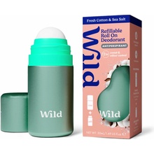 Wild Roll on Fresh Cotton & Sea Salt deodorant, 50ml, unisex