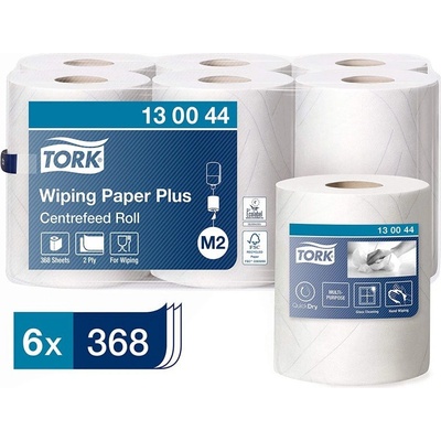 TORK 130044 M2, dvojvrstvové, biele, 6 x 125 m