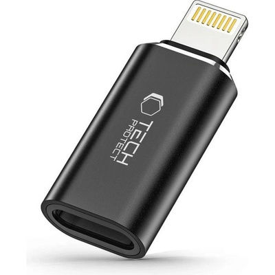 Tech-protect Ultraboost adaptér Lightning / USB-C OTG, čierny