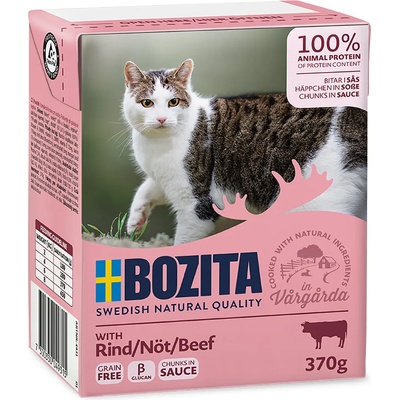 Bozita Bozita месни хапки в сос 6 x 370 г - с говеждо