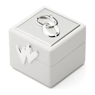 Zilverstad (Нидерландия) Луксозна кутия за венчални халки zilverstad с посребрени елементи (zv 7571261)