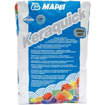 MAPEI Keraquick C2FTS1 Rychle tuhnoucí cementové lepidlo 25 kg šedé