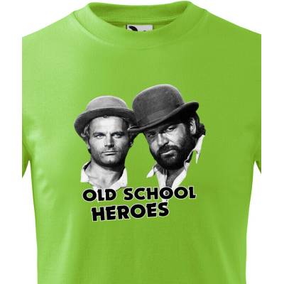 Dětské tričko Bud Spencer a Terence Hill Jablková zelenáCanvas Dětské tričko Bezvatriko.cz 0818