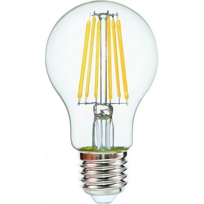 Ledco LED vláknová žiarovka 24V, E27, 6W, 2800K, 640lm, CRI90, A60, priehľadná, dimmable