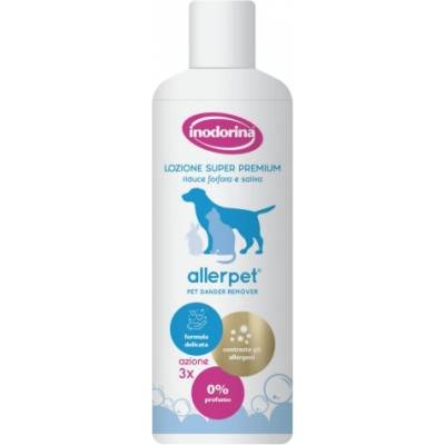 INODORINA Allerpet Solution - лосион за кучета и котки, намаляване на алергените, ограничава разпространението им в домашната среда, 355 мл - 28.1. 8