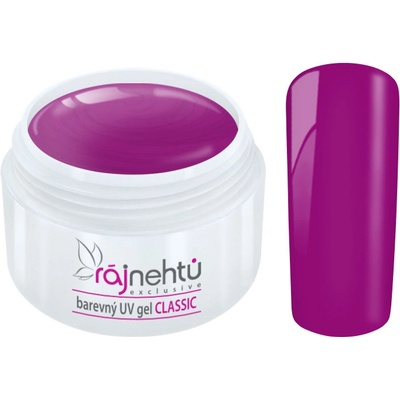 Ráj nehtů Barevný UV gel Classic Lavender Deluxe 5 ml