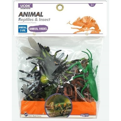 Wiki Zvířátka figurky hmyz set 12 ks 10 cm