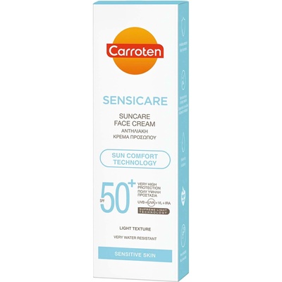 Carroten Sensicare крем за лице SPF50+ Слънцезащитен продукт унисекс 50ml
