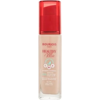 BOURJOIS Paris Healthy Mix Clean & Vegan Radiant Foundation хидратиращ и озаряващ фон дьо тен 30 ml нюанс 50, 5N Light Ivory