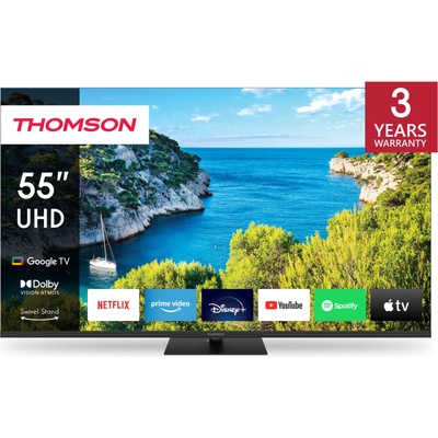Телевизор Thomson 55", 4K Ultra HD, Google TV, Direct LED, 60Hz (55UG5C14)