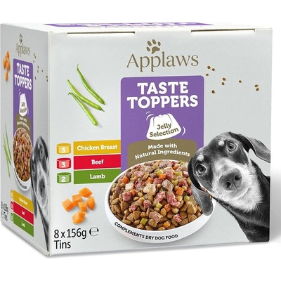 Applaws Dog Taste Toppers Jelly Selection 8 x 156 g