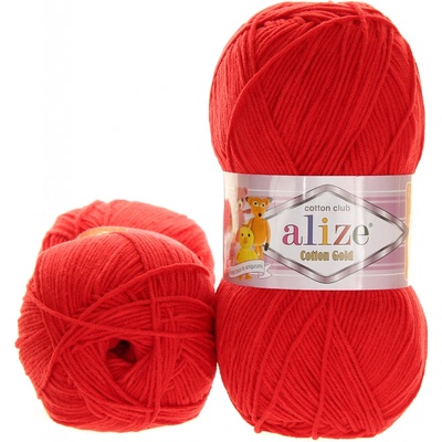 Alize Cotton Gold červená 056