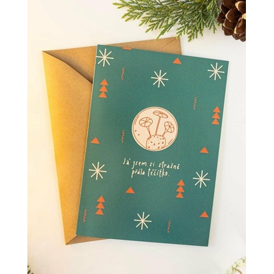 Be Nice EKO přání Pelíšky - Těžítko - Limited edition
