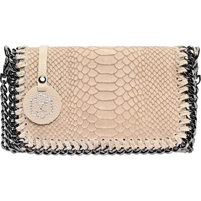 Luisa Vannini dámská kožená crossbody kabelka LV 8060 Fango