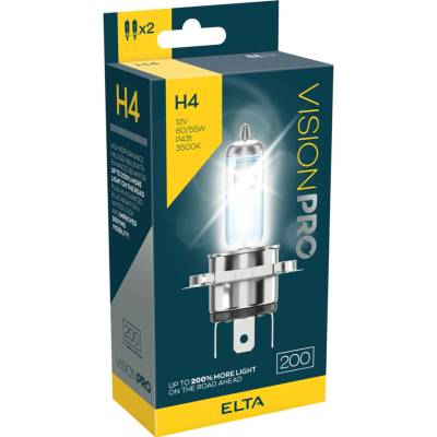 Elta H4 P43t 12V 60/55W 2 ks EBH4200TR