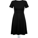 Neoblu 3171 CAMILLE / Дамска рокля с къс ръкав - наситено черно 38 (243171n11u3)