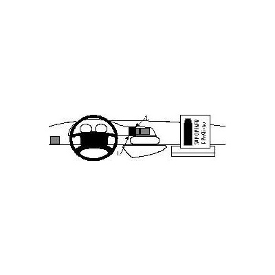 Brodit ProClip montážní konzole pro Citroen Jumpy/Peugeot Expert/Fiat Scudo 97-06, na střed 852337