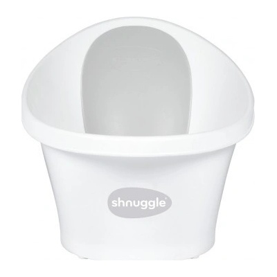 Shnuggle Vanička bílá s šedou opěrkou new
