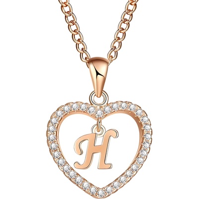 HARAHU Колие Писмо - h / Златна kp5191 (5191)