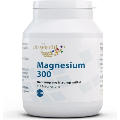 vitaworld Мускули, Нервна система - Магнезий (оксид), 300 mg х 150 таблетки (01244661 VW)