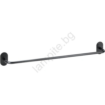 Bemeta Държач за кърпи 64, 5x7, 2 cm неръждаема стомана/черен (BD0039)