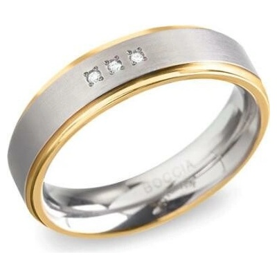 Boccia Titanium Snubní titanový prsten 0134 0453
