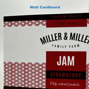 Image 1 of Matt cardboard 180 label test roll - 10 cm x 4 meter (testroll5)