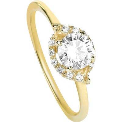 Soliter zásnubní prsten ze žlutého zlata 229 001 00804