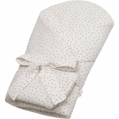 Baby Nellys zavinovačka s výztuží na zavazování DOTS bílá