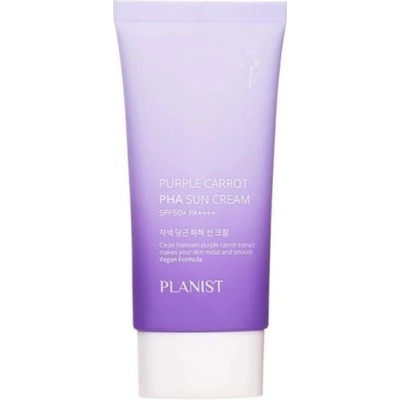 BUENO Doori Planist Purple Carrot Хидратиращ слънцезащитен крем с лилав морков, SPF50+, 50 ml