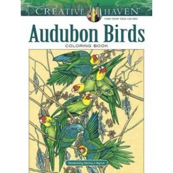 Creative Haven Audubon Birds Coloring Book