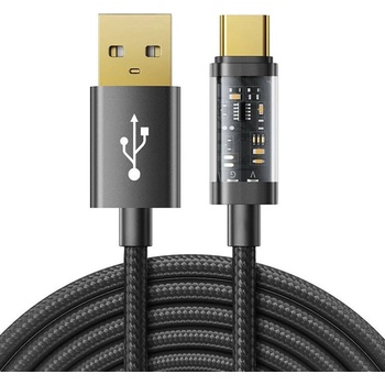 Joyroom S-UC027A12 USB - USB typ C na nabíjanie / prenos dát 3A, 1,2m, černý