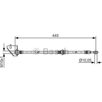 Brzdová hadica BOSCH 1 987 481 498