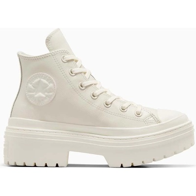 Kožené kecky Converse Chuck Taylor All Star Lugged Heel dámské, bílá barva, A10370C EUR 39