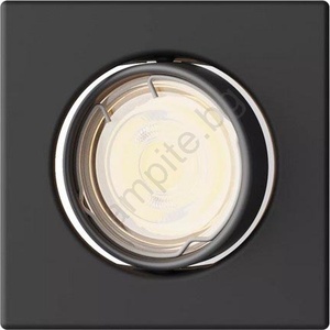 Philips - Вградено осветително тяло PERIDOT 1xGU10/7W/230V черно (P7273)