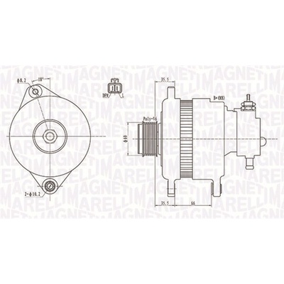 Generátor MAGNETI MARELLI 063731899010