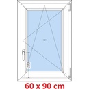 Soft Plastové okno 60x90 cm, otváravé a sklopné