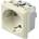 TEM Контакт шуко 2P+E 16A 2M, цвят Крем гланц, Modul - VM10IW (VM10IW)