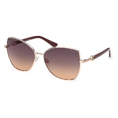 Слънчеви очила Guess GU00259 woman sunglasses - Golden (Shiny Rose Gold)