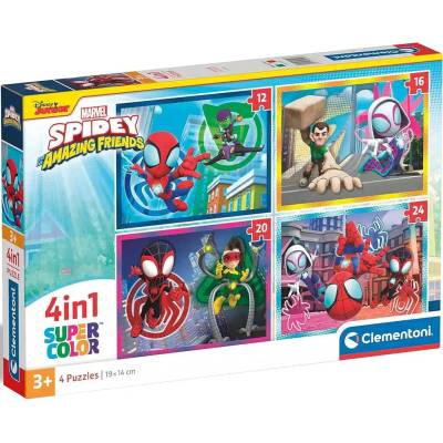 Clementoni Spidey a jeho úžasní přátelé 4v1 12+16+20+24 dielov