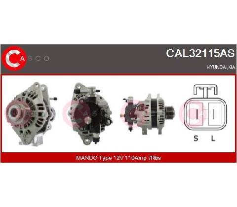 Generátor CASCO CAL32115AS