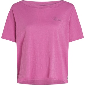 O'Neill Дамска тениска O'Neill Women's Essentials Script Scoop Neck T-shirt - Electric Fuschia - размер XS (916-6620-0211)