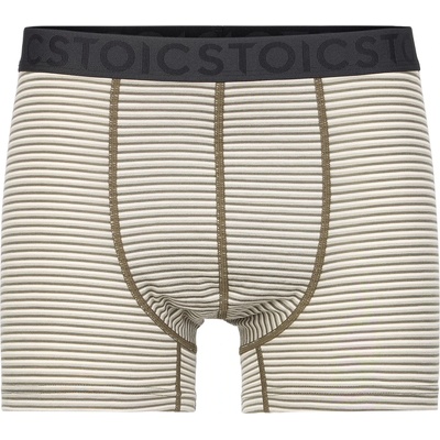 Stoic Мъжко мериносово термобельо Stoic Merino150 AlsenSt. Boxer Merino base layer - Hay Green Multi Striped (015-1638-2511)