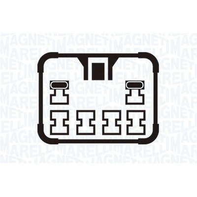 Mechanizmus zdvíhania okna MAGNETI MARELLI 350103170319