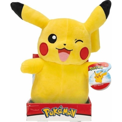 Squishmallow Jazwares Pokémon Pikachu žmurkajúci s 30 cm
