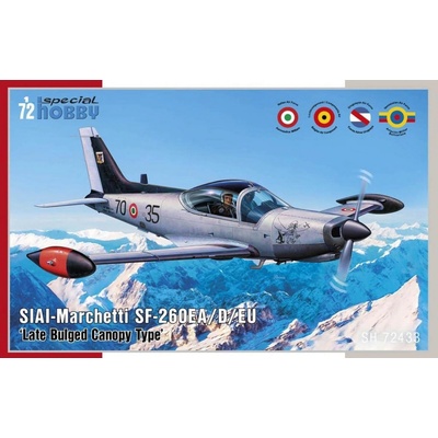 Special Hobby SH72433 SIAI-Marchetti SF-260EA/D/EULate Bulged 1:72