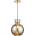 Endon Lighting 111336 - Пендел на кабел 1xE27/10W/230V златист/димчато черно (EN0575)