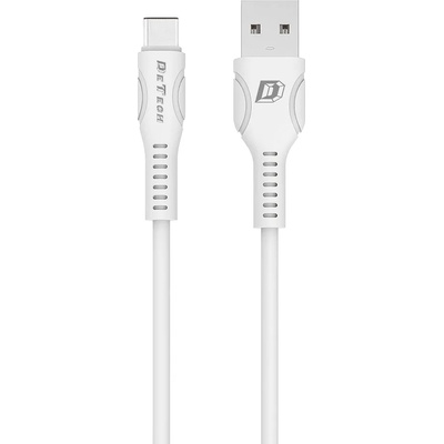 DeTech Кабел за данни DeTech DE-C27C, Type-C, 1.0m, Бял (40111)